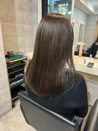 ミディアム カラー BEL所属・三池 ブルノのヘアスタイル