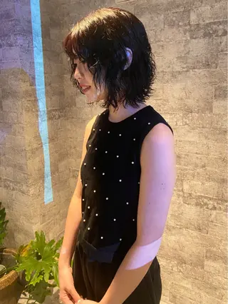 ショート カラー パーマ mai / linoah˚✧のヘアスタイル