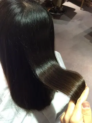 ミディアム セミロング ロング カラー CHAINON 近鉄奈良店のヘアスタイル