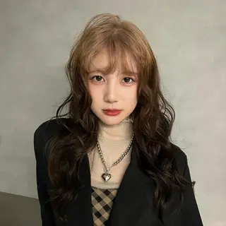 ロング ハイトーンカラー/ 梅田/Aikaのヘアスタイル