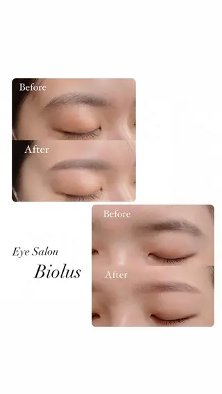 アイブロウ Biolus／天王寺 本店💠momo💠のマツエク・マツパデザイン