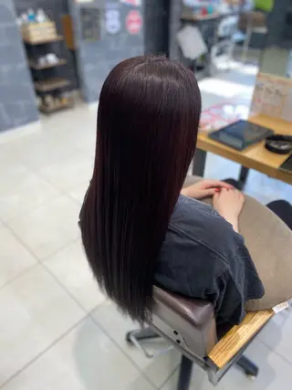 ロング カラー Laulu 佐藤壮也のヘアスタイル