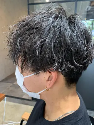 パーマ メンズ 大木 華のヘアスタイル