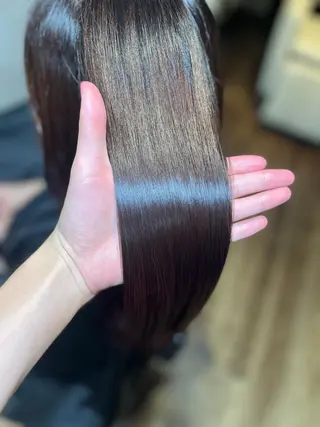 ロング 縮毛矯正特化 コグスリのヘアスタイル