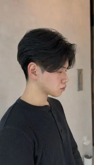 メンズ ニュアンス/フェザー メンズカット/Senのヘアスタイル