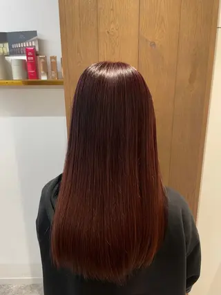 ロング カラー ハレケ　メリディッシュ所属・MORI HARUTOのヘアスタイル