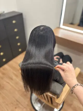 ロング カラー little 小濱彰太のヘアスタイル