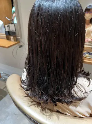 ミディアム 大河原 美優のヘアスタイル