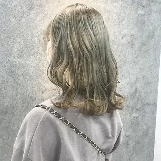 ミディアム 所渉/韓国レイヤー /ウルフカットのヘアスタイル