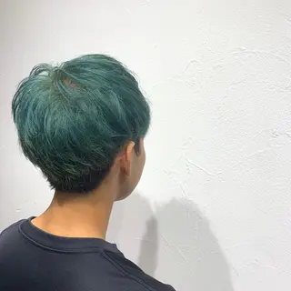 ショート カラー メンズ N/デザインカラー 🌿ナギのヘアスタイル