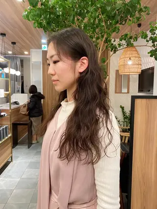 ロング パーマ TYCHE GINZA所属・🍃服部 雅哉🍃銀座◎のヘアスタイル