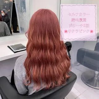 ミディアム カラー ヘアアレンジ neon hair所属・🩵 JURI🩵のヘアスタイル