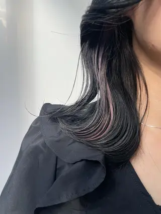 ミディアム カラー ヘアアレンジ 🫧🇰🇷韓国ヘア レイヤー🐺Yutaのヘアスタイル