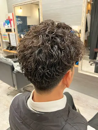 パーマ メンズ メンズ特化/パーマ/ フェードWATARUのヘアスタイル
