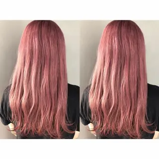 セミロング カラー エクステ/カラー 髪質改善/トミタのヘアスタイル