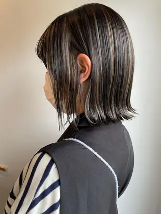 ミディアム カラー 中目黒🌼 🌼ハナのヘアスタイル