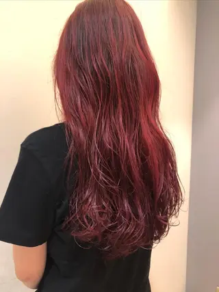 ロング FLAPPER所属・ハイトーンカラー /パーマ/亀井のヘアスタイル