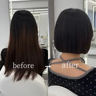 ショート sand clear横浜本店所属・似合わせレイヤー🌟 巻ける縮毛矯正みつきのヘアスタイル