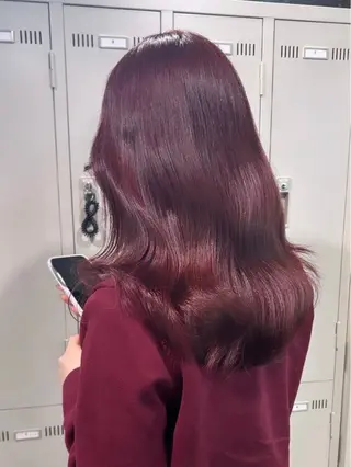 セミロング カラー IS所属・横浜美容室/透明感 カラー/レイヤーのヘアスタイル