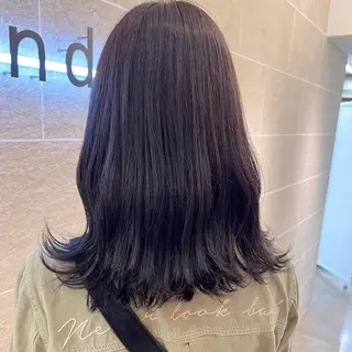 セミロング カラー sand yokohama所属・✨️今だけ無料✨️ 鶴田みなみのヘアスタイル