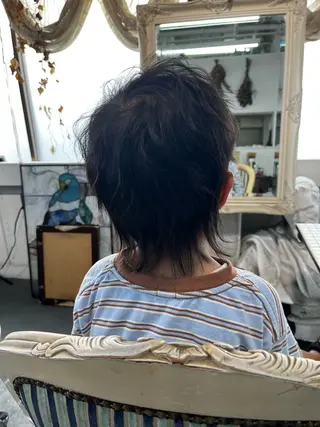 メンズ キッズ Mariana雛/ 西大分/ハイライトのヘアスタイル