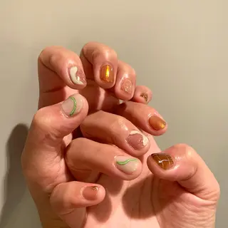 ネイル ウシク ミユキのネイルデザイン