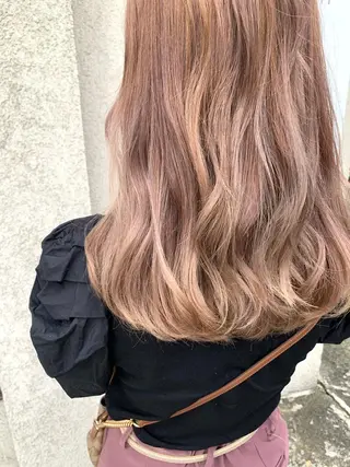 セミロング カラー ヘアアレンジ yuka .のヘアスタイル