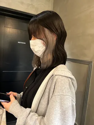 ミディアム カラー デザイン/アレンジ ❤︎イシイレイのヘアスタイル