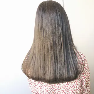 セミロング カラー ヘアアレンジ 🤍CANDY横浜 【公式】🤍のヘアスタイル