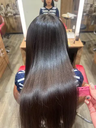 ロング パーマ ナチュラル/インナー /牧野 佑菜のヘアスタイル