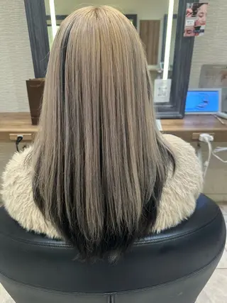 ロング 海外風/メイク/ ハイトーン🇺🇸のヘアスタイル