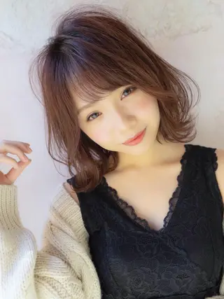 ミディアム カラー ショート、ボブの達人 東康介✨のヘアスタイル