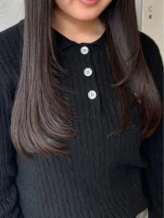 セミロング Iris by artina 武蔵小杉店【イリス バイ アルティナ】所属・🎼レイヤー/顔周り カット/nene♬のヘアスタイル