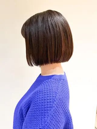 ミディアム カラー ミディアムパーマ /癖毛パーマのヘアスタイル