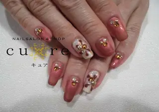 ミディアム ネイル ネイルサロン Cureのネイルデザイン
