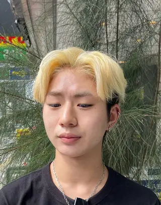 ショート ARISA︎ ハイトーン/メンズCのヘアスタイル