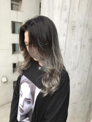 ロング カラー Leverage所属・【店長】外国人風 メンズヘア尾上雄輝のヘアスタイル