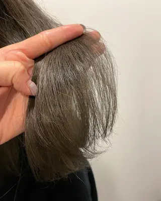 カラー 透明感カラー/顔周り レイヤー/髪質改善のヘアスタイル