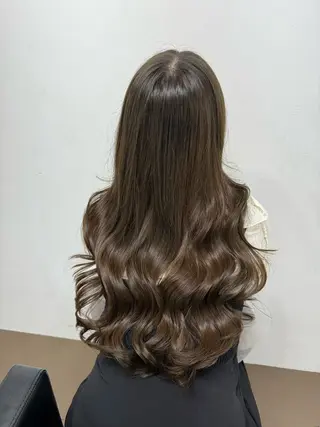 ロング 川元 春奈のヘアスタイル
