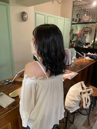 ミディアム カラー パーマ ヘアアレンジ メンズ キッズ ネイル マツエク・マツパ AUSTIN所属・🌿丁寧なカウンセリ ング/Naoki🌿のヘアスタイル