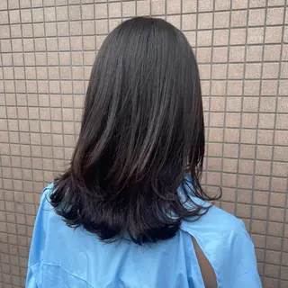 ミディアム 韓国レイヤー/ショー ト/nodokaのヘアスタイル