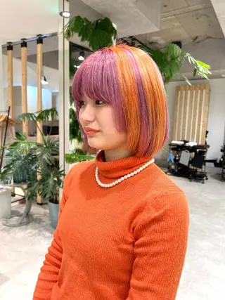 ミディアム カラー 🍀お悩み改善憧れの 美髪　小林風雅のヘアスタイル