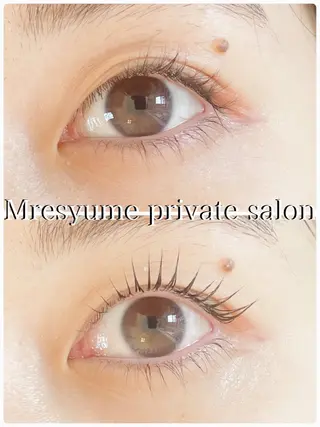 マツエク・マツパ Mresyume MAYUのマツエク・マツパデザイン