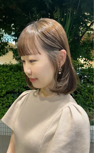 ミディアム 梅田美容室/カット /Maoのヘアスタイル