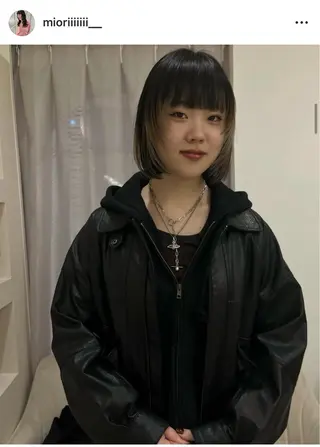 ショート カラー 松村 澪里のヘアスタイル