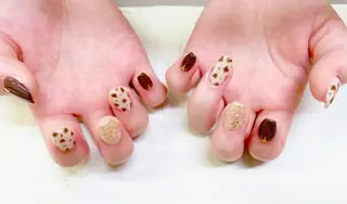 ミディアム ネイル ビアンカ金町店 中島　せり菜のネイルデザイン