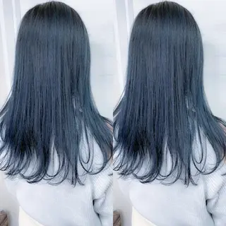 セミロング カラー BOX mico.のヘアスタイル