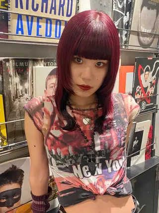 ミディアム カラー デザイン/アレンジ ❤︎イシイレイのヘアスタイル