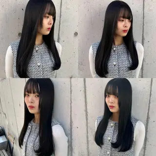 ロング カラー 透明感カラー❄️要 半個室×マンツーマンのヘアスタイル