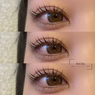 マツエク・マツパ RICOL 《リコル》のマツエク・マツパデザイン